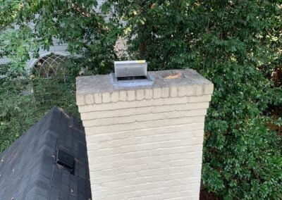 chimney with new damper