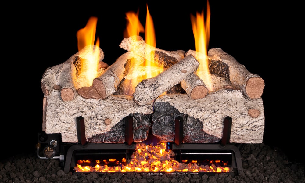 Vent-Free Gas Logs - Charred Alpine Birch – CHAB